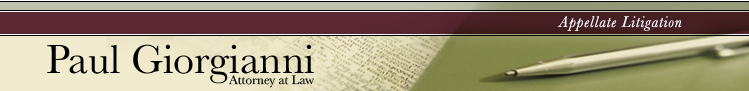 Paul Giorgianni - Attorney at Law - Appellate Litigation